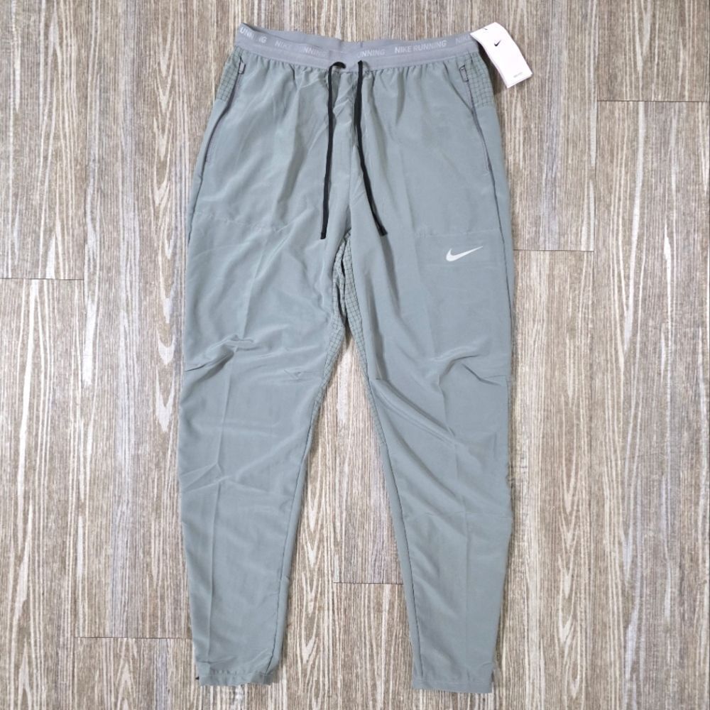 Nike Phenom Elite Dri-Fit Running Pants Men's Small S Gunsmoke Grey DQ4745-084